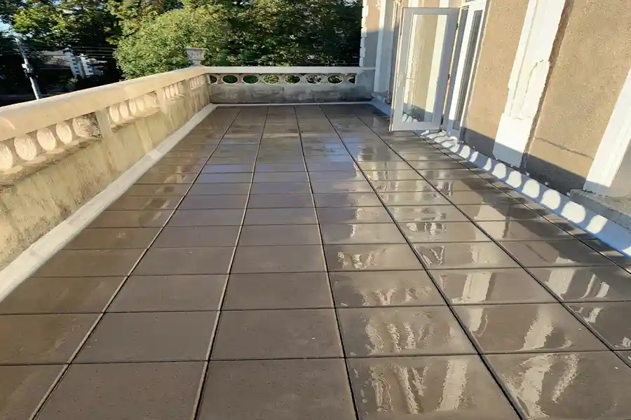 Balcony Tile Grout Sealing