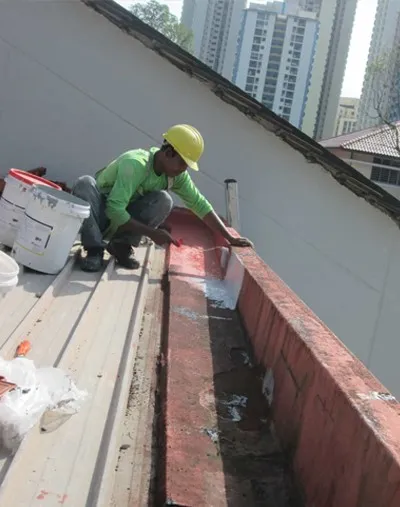 Landed House Roof Waterproofing