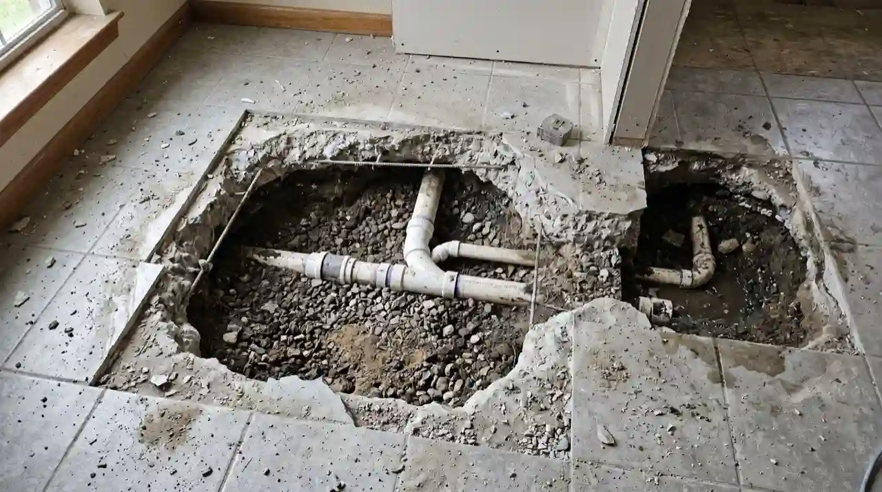 Slab Leak Detection