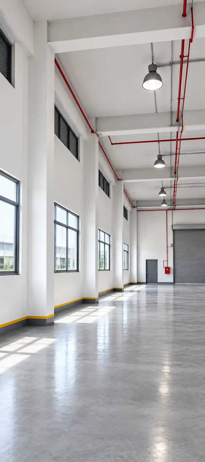 Commercial Office After Reinstatement Painting - Waterproofinsg