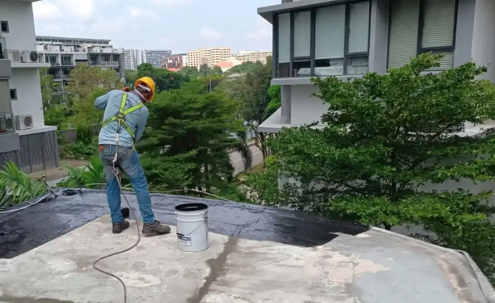 Roof Crack Waterproofing Singapore