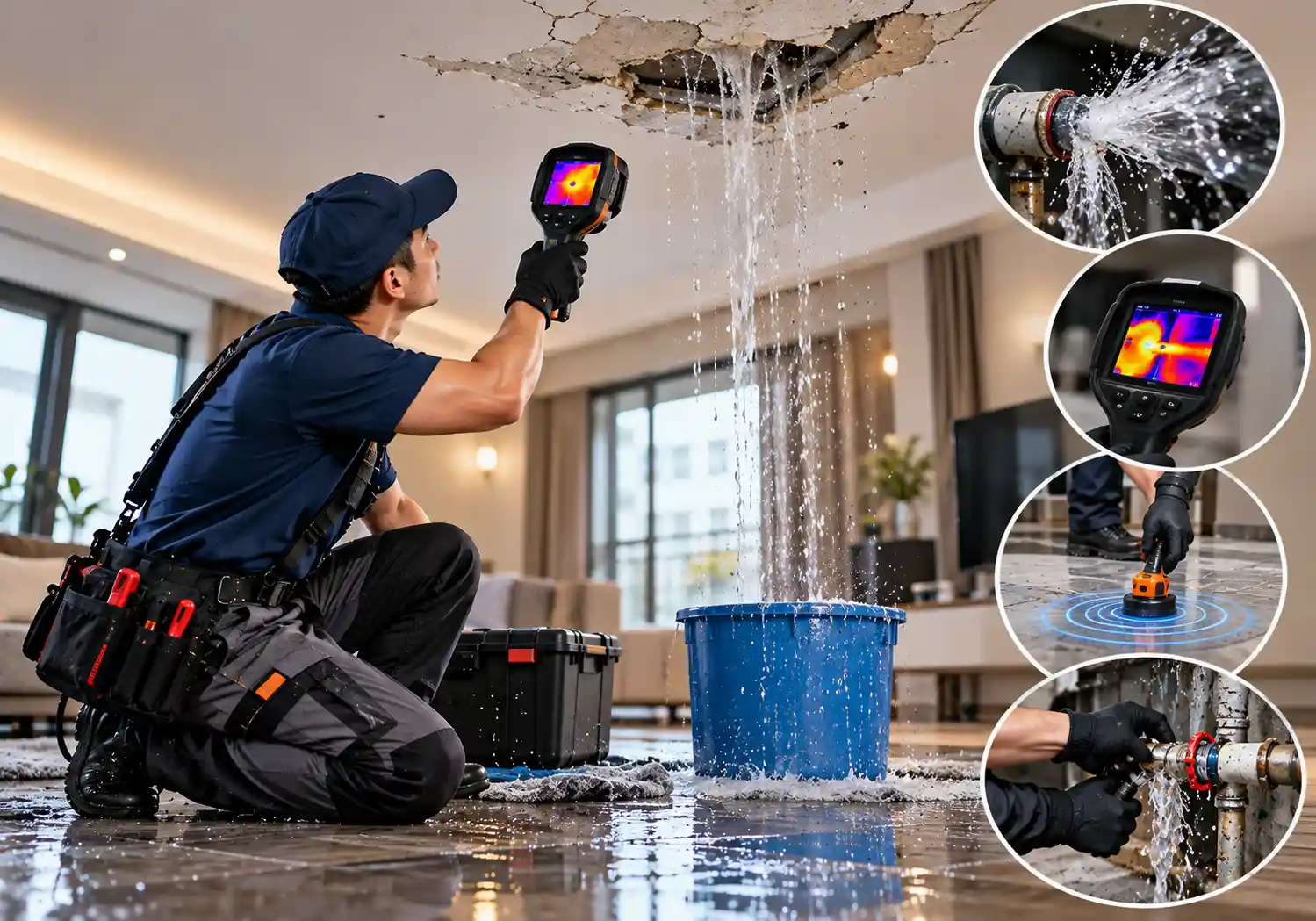 Rapid 24/7 Emergency Water Leak Detection and Thermal Inspection Service in Singapore