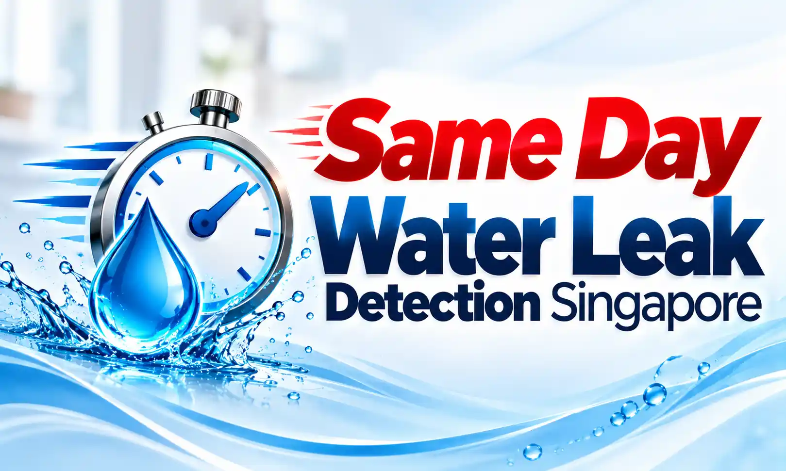 Same Day Water Leak Detection Singapore